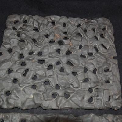 Vintage JENN AIR Cast Iron Lava Rock Grates, No Handles