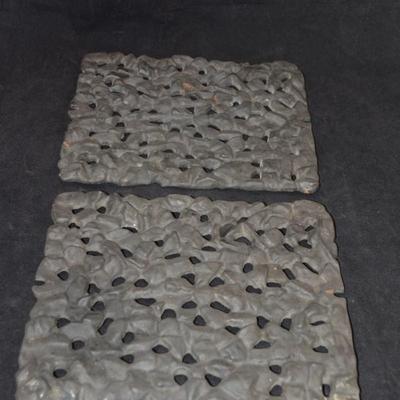 Vintage JENN AIR Cast Iron Lava Rock Grates, No Handles