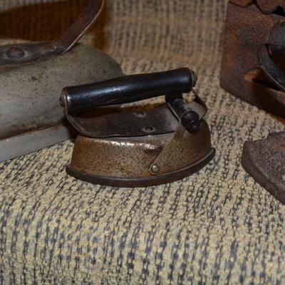 Lot of Antique/Vintage Clothes Irons