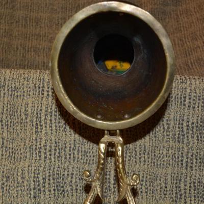 Vintage Tall Brass Vase, Missing Hardware, 23.75” Tall