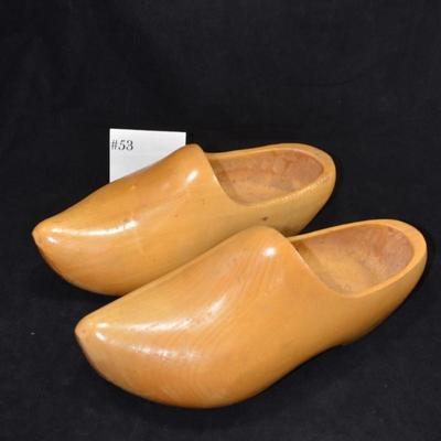 Pair of Vintage Dutch Wooden Shoes