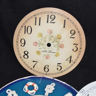 Lot of Clock Faces 10”- 7.5”