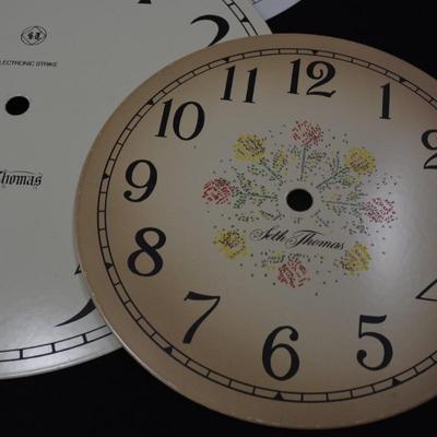 Lot of Clock Faces 10”- 7.5”