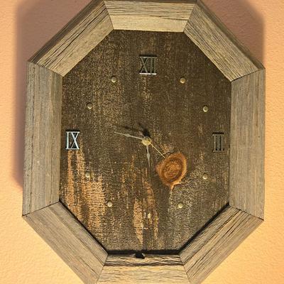 Repurposed Old Wood Clock