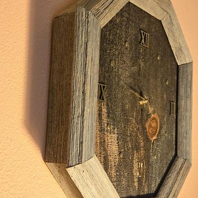 Repurposed Old Wood Clock