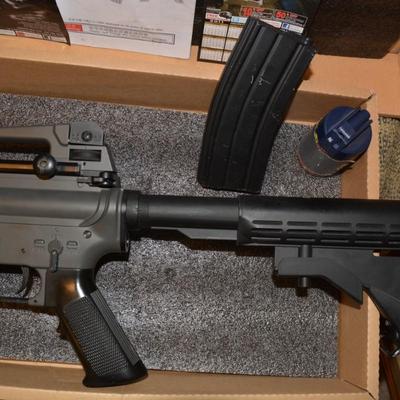 M4 Carbine Electric AIR SOFT Rifle, Untested, w/ Accessories