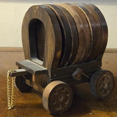 Covered Wagon Coaster Set