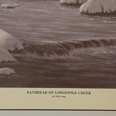 'Daybreak on Lodgepole Creek' by Ted Long