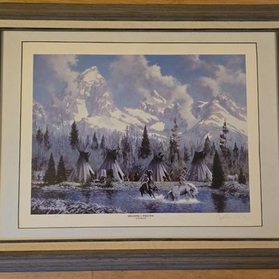 'Breaking a Wild One' by Roy Kerswill - Limited Edition with Paperwork on the Back