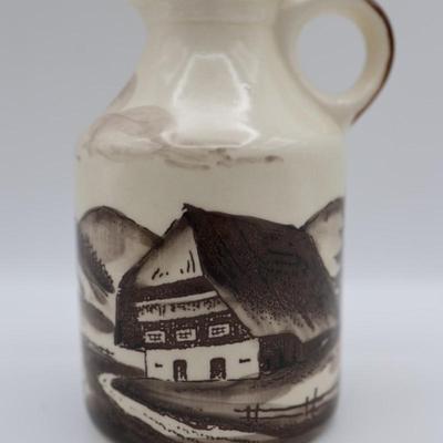 Vintage SMF Schramberg Handbemalt Schwarzwald Germany Pitcher