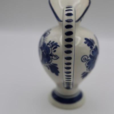 Vintage Delft Blue Hand Painted Pitchers