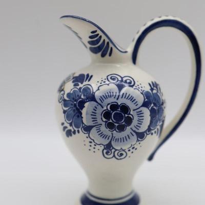 Vintage Delft Blue Hand Painted Pitchers