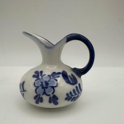 Vintage Delft Blue Hand Painted Pitchers
