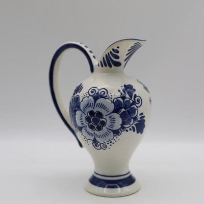 Vintage Delft Blue Hand Painted Pitchers