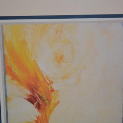 Framed & Matted Shekinah Print 199/250 Signed Esther Kniss ‘49 Augsburger