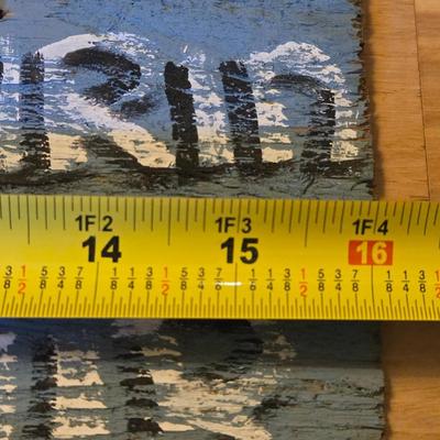 "No Working During Drinkin Hour" Handpainted Wood Sign