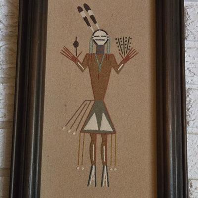 Navajo Sand Painting Believed to Heal Sickness
