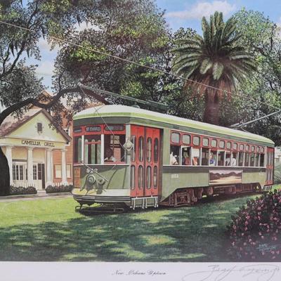 Signed & Bordered Print "New Orleans Uptown" by Brad Thompson