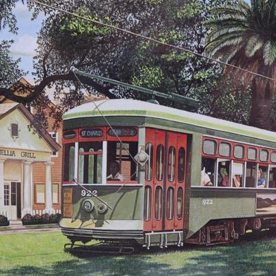 Signed & Bordered Print "New Orleans Uptown" by Brad Thompson
