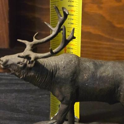 Bronze Bull Elk Statue by M. RILEY AUSTIN