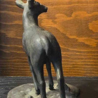 Bronze Stag Sculpture by M. RILEY AUSTIN
