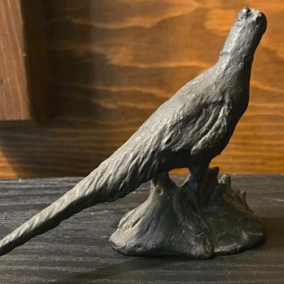 Bronze Pheasant Sculpture by M. RILEY AUSTIN
