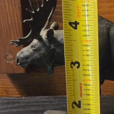 Bronze Moose Sculpture by M. RILEY AUSTIN