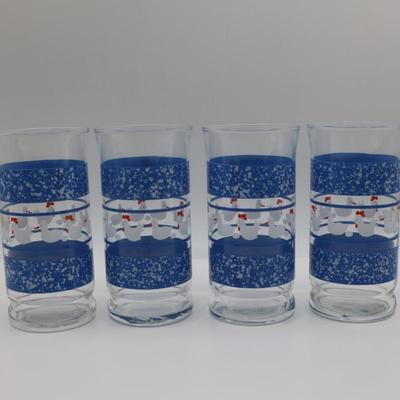 Libbey Hen Duck Drinking Glasses (4)