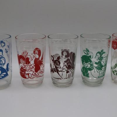 Vintage Swanky Swigs Glass Kiddie Cups
