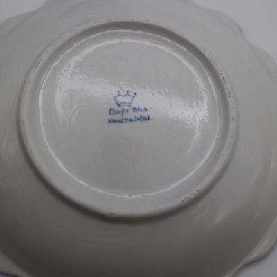 Delft Blue Hand Painted Pitcher and Saucer