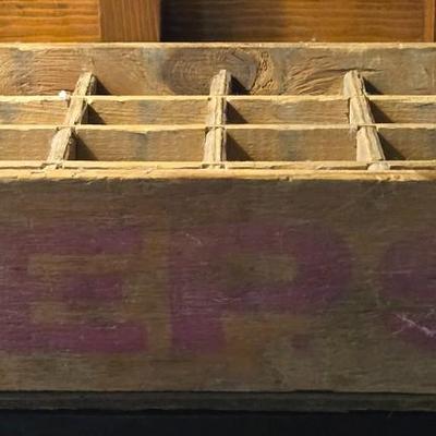 Vintage Wood Pepsi Crate