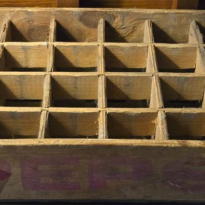 Vintage Wood Pepsi Crate