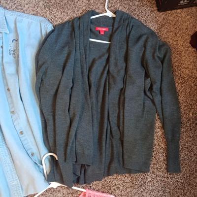 LADIES SHIRTS AND CARDIGANS (L - XL)