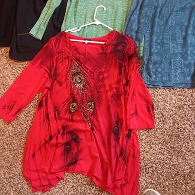 LADIES SHIRTS AND CARDIGANS (L - XL)