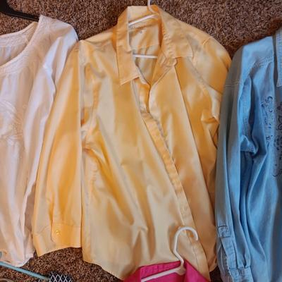 LADIES SHIRTS AND CARDIGANS (L - XL)