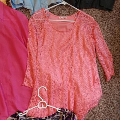 LADIES SHIRTS AND CARDIGANS (L - XL)