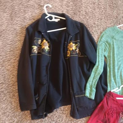 LADIES SHIRTS AND CARDIGANS (L - XL)