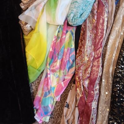 LADIES DRESSES, SKIRTS, SHIRTS, CARDIGANS AND SCARVES (L - XL)