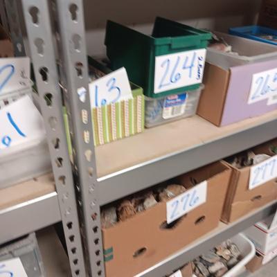 HEAVY DUTY STORAGE SHELF WITH WOOD SHELVES