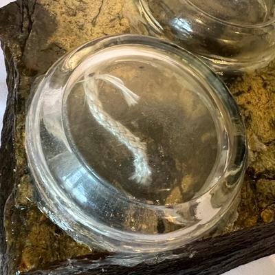 Unique Slate Oil Lamp (GB-RG)