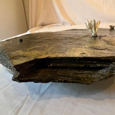 Unique Slate Oil Lamp (GB-RG)