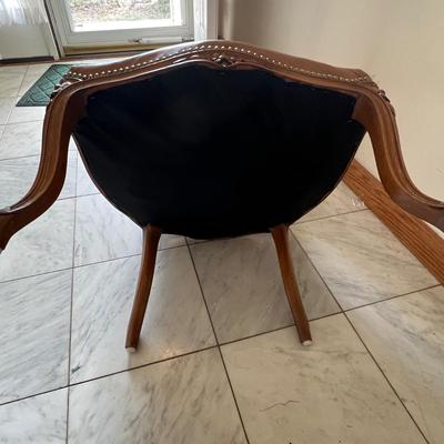 French Provincial Louis XV Style Armchair (GB-RG)