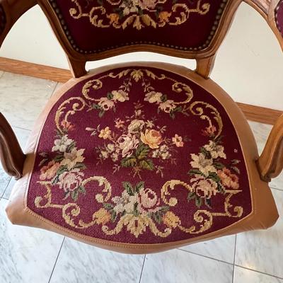 French Provincial Louis XV Style Armchair (GB-RG)