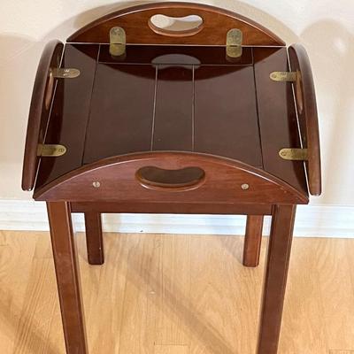 Solid Wood Butlers Tray Side Table