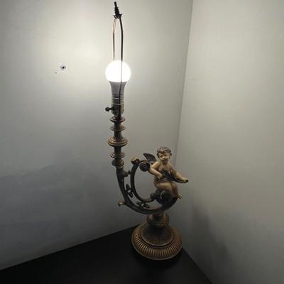 Pair of Cherub Lamps (GB-RG)
