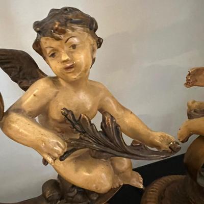 Pair of Cherub Lamps (GB-RG)