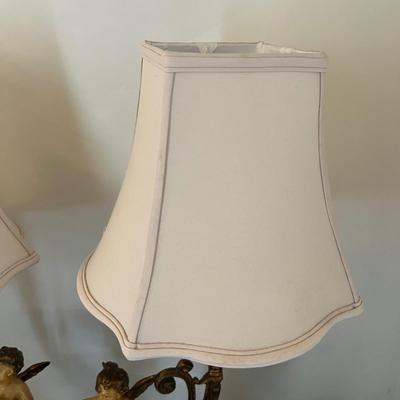 Pair of Cherub Lamps (GB-RG)