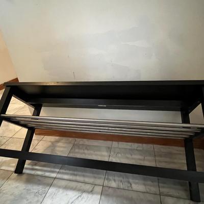 IKEA Bench/Shoe Storage Plus Wall Mounted Coat & Hat Hanger (H-RG)