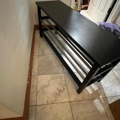 IKEA Bench/Shoe Storage Plus Wall Mounted Coat & Hat Hanger (H-RG)