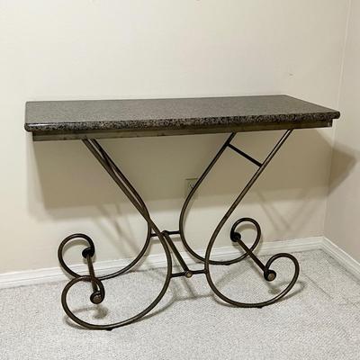 Granite Top Metal Table